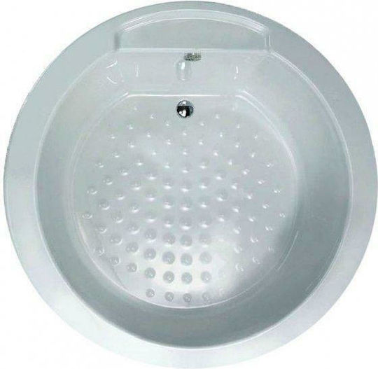 Sanitec Joanna 544 Μπανιέρα Ελεύθερης Τοποθέτησης Ακρυλική 150x150x60cm