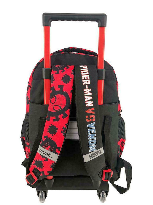 Must Spiderman School Bag Trolley Elementary, Elementary Multicolored