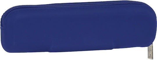 Real Madrid Pencil Case with 1 Compartment Blue