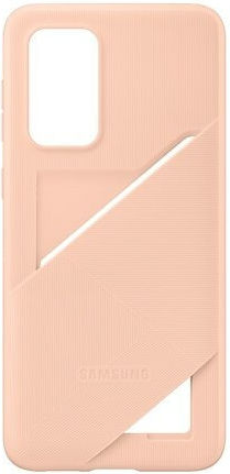 Samsung Back Cover Silicone with Card Slot Peach (Galaxy A33 5G)