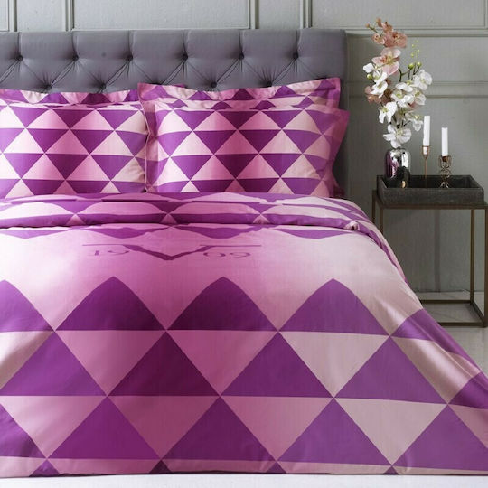 19V69 Diamante Set Extra Dublu 230x250cm Violet 19V69 Diamante Set Extra Dublu 230x250cm Violet