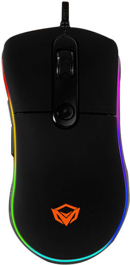 Meetion GM20 RGB Gaming Ποντίκι 4800 DPI Μαύρο