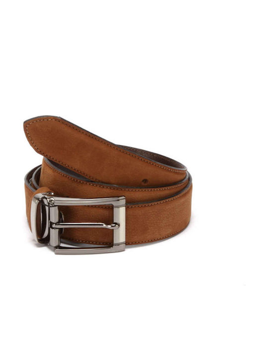 Herren Gürtel Leder Tabac Braun