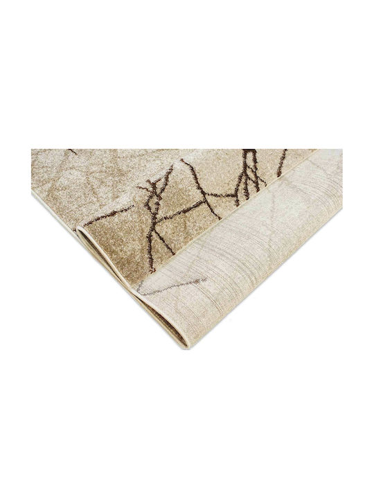 Tzikas Carpets 10044-070 Σετ Μοντέρνα Χαλιά Κρεβατοκάμαρας Sky Beige-Gold 298-0-355-10044-070 2τμχ