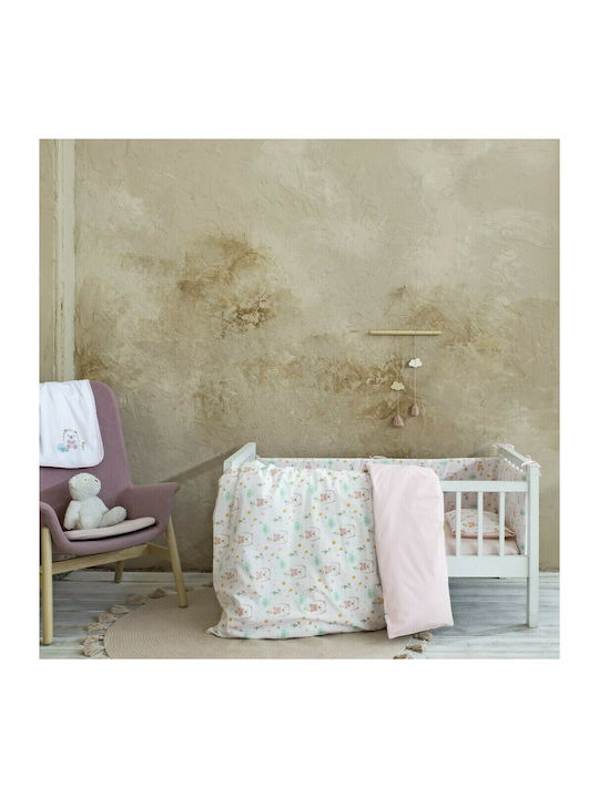 Nima Hello Baby Baby Quilt Baumwolle Weiß 100x140cm 29439