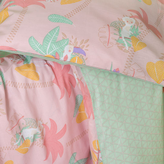 Nima Little Paradise Бебешка кувертюра Памук Многоцветен 100x140см