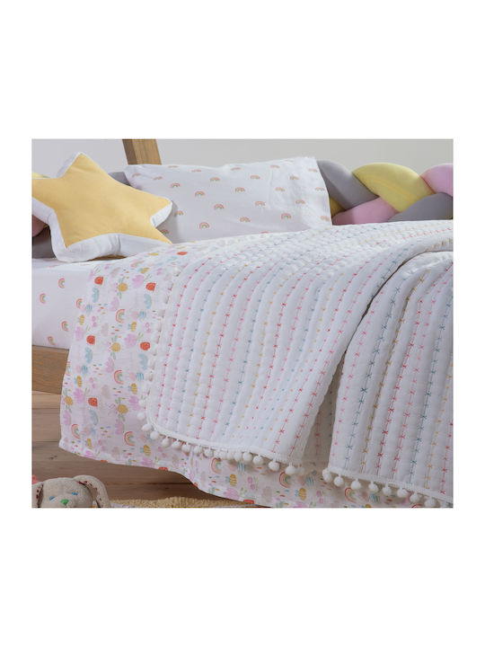 Nef-Nef Homeware Miracle Pătură pentru bebeluși Microfibra Roz 110x150cm
