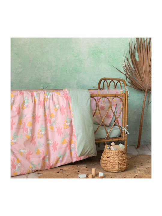 Nima Little Paradise Βρεφικό Κουβερλί Βαμβακερό Πολύχρωμο 100x140cm