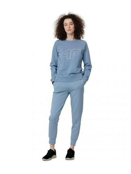 4F Women's Sweatshirt Light Blue