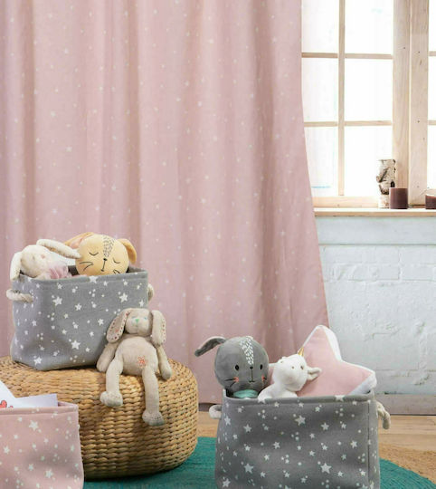 Nef-Nef Homeware Perdea pentru Copii Dream cu Tresă Pink 140x280buc