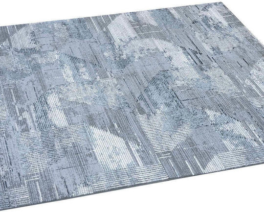 Madi Feathers Σετ Μοντέρνα Χαλιά Κρεβατοκάμαρας Grey FEATHERS GREY-BED SET 3τμχ