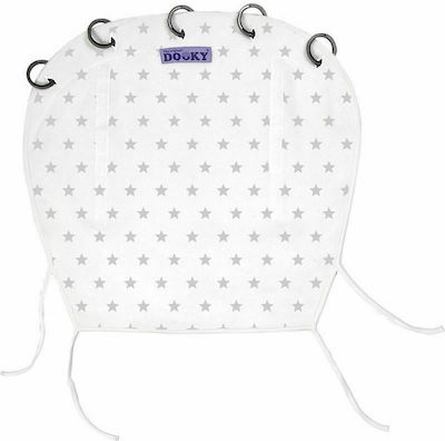 Dooky Stroller Sunshade Stars White