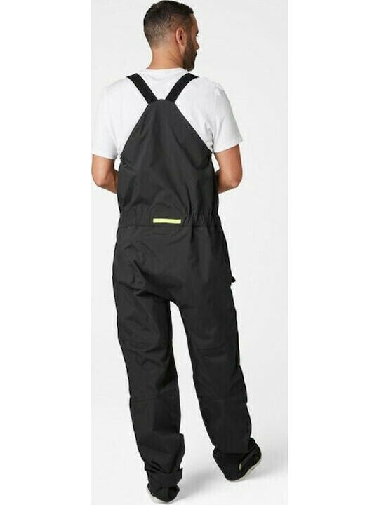 Helly Hansen Pier 3.0 Bib Ανδρικό Μακρύ Παντελόνι Πεζοπορίας Μαύρο
