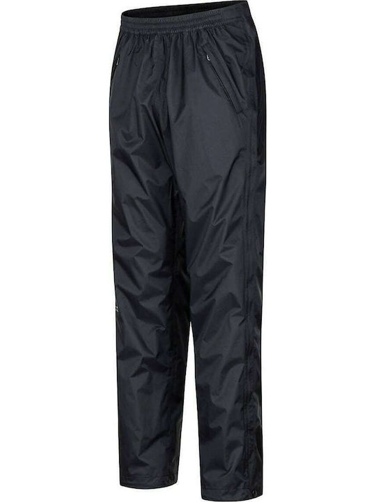 Marmot PreCip Eco Full Zip Ανδρικό Μακρύ Παντελόνι Πεζοπορίας Μαύρο