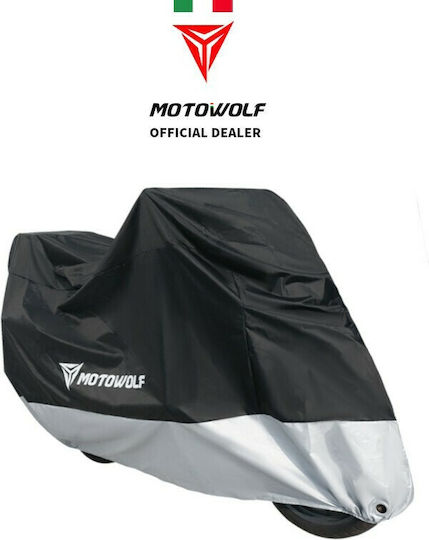 Motowolf Waterproof Motorcycle Cover L265xW105xH125cm