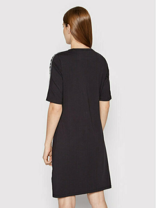 DKNY Mini Rochie Sport Tricou Mâneci scurte Negru