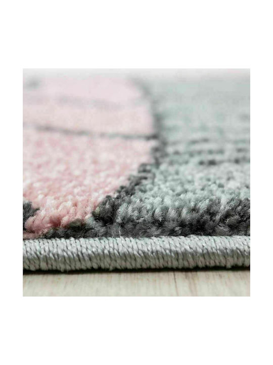 Koulis Carpets 1295 Kinder Teppich Pink 200x250cm Dicke 13mm