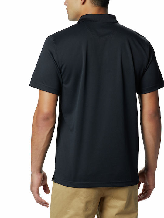 Utilizer Polo Short Sleeve Blouse Black