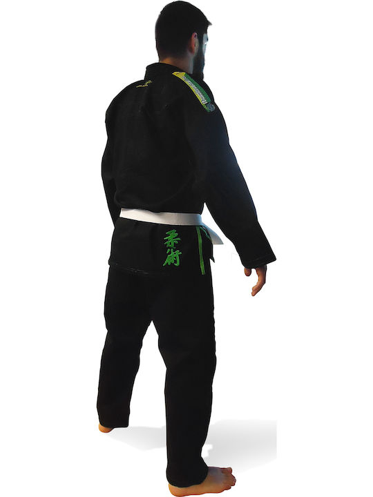 Olympus Sport Brazilian Jiu-jitsu Uniform Ενηλίκων / Παιδική Στολή Brazilian Jiu Jitsu Μαύρη