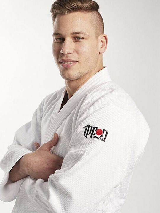 Ippon Gear Fighter Jacket Uniform Judo Weiß