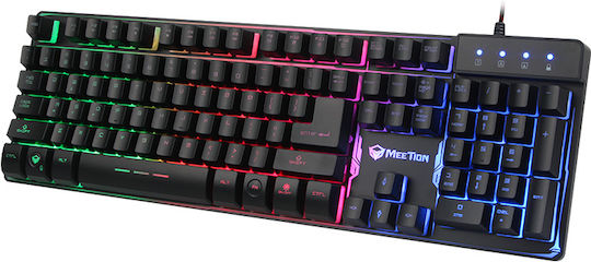 Meetion K9300 Gaming Πληκτρολόγιο με RGB φωτισμό (Αγγλικό US)
