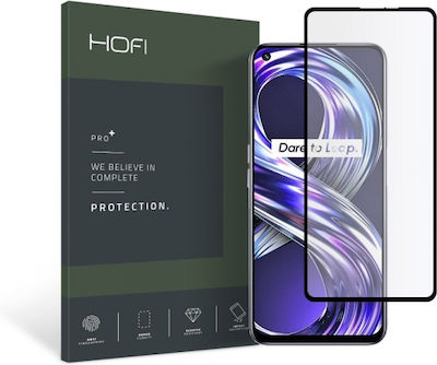 Hofi Hybrid Pro+ Full Face Tempered Glass Μαύρο (Realme 9i)