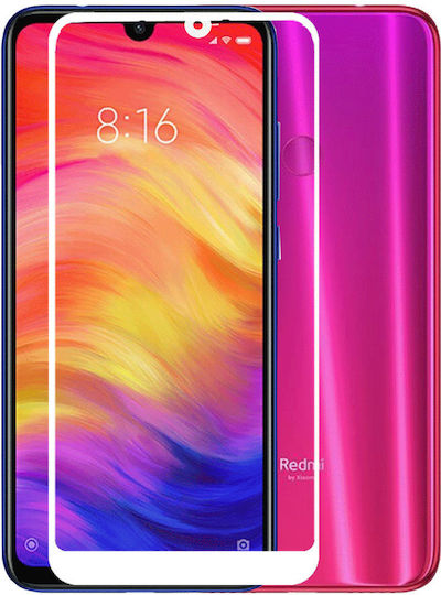 Full Glue Full Face Tempered Glass White (Redmi Note 7/7 Pro)