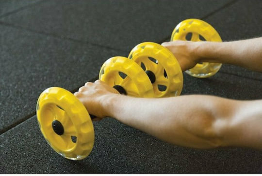 SKLZ Core Wheels SKLZ-CW2 Roți pentru Abdomen 2pcs Galben