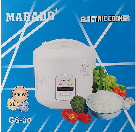 Rice Cooker 500W with Capacity 3lt