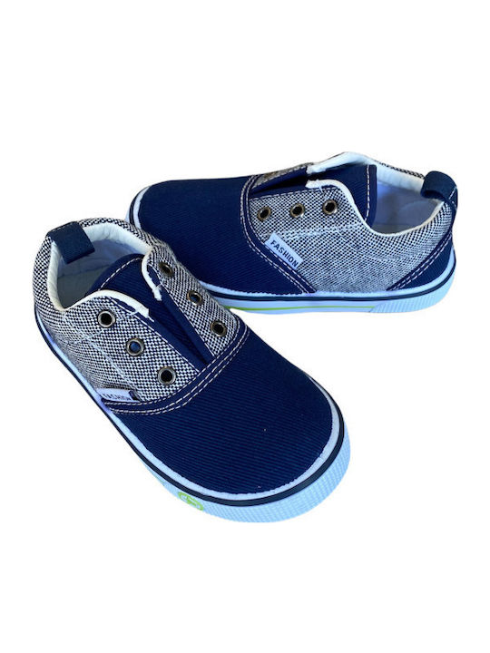 Kinder Sneakers Anatomisch Slip-on Blau
