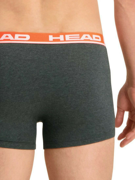 Ανδρικά Μποξεράκια Grey / Red 2Pack