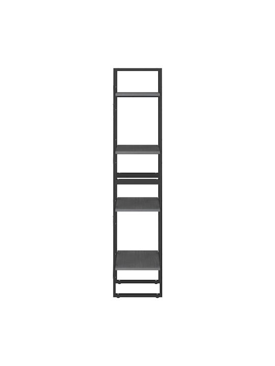 Bookcase Grey 40x30x140cm