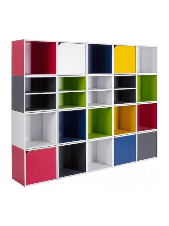 Ράφι Τοίχου Color Cube Μπλε 35x29.2x35εκ.