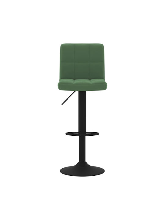 Stool Bar with Back & Adjustable Height Dark green 2pcs 40x47x90-111cm