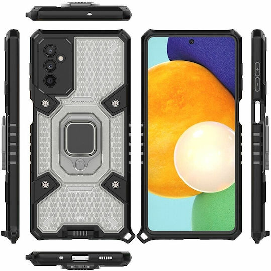Vivid Honeycomb Armor Ring Back Cover Πλαστικό 1.3mm Μαύρο (Galaxy M52)