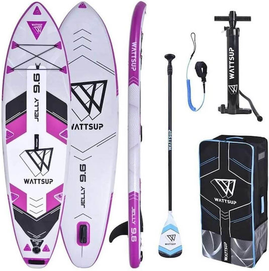 Wattsup Jelly 9.6 Φουσκωτή Σανίδα SUP με Μήκος 2.9m Πολύχρωμη