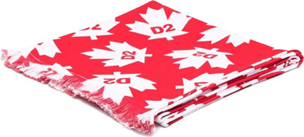 Dsquared2 Strandtuch Rot 180x90cm.