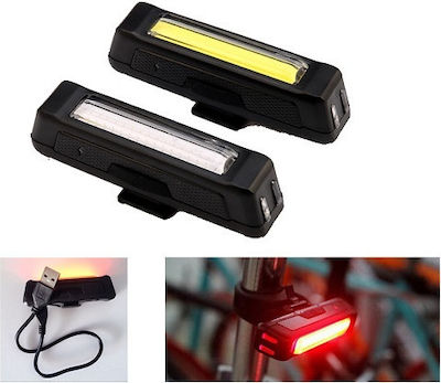 SJ-10287 Rechargeable Bicycle Rear Light 150 Lumens