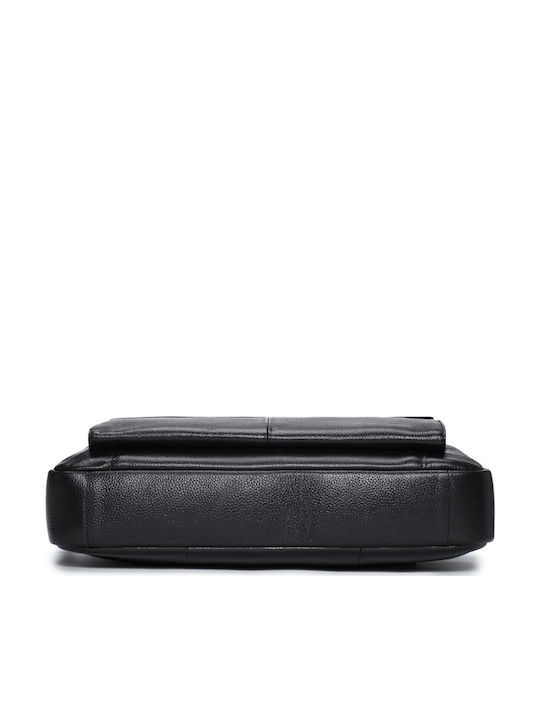 GWB-046 Leather Men's Briefcase Black