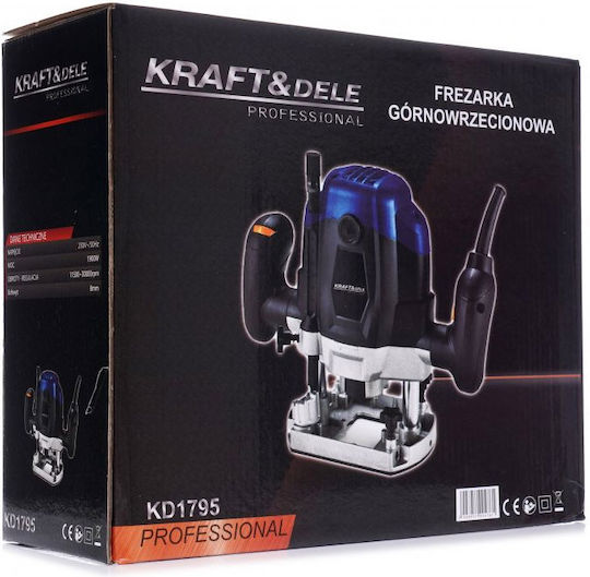 Kraft & Dele KD1795 Plunge Router 1900W cu Control al Vitezei