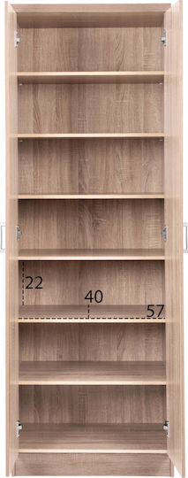 Ξύλινη Dayanna 60x43x180.5cm Ξύλινη Dayanna 60x43x180.5cm