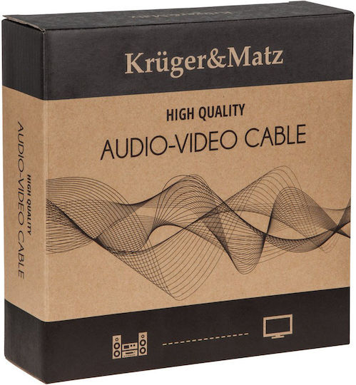 Kruger & Matz Speaker Cable Banana - Banana 3m (KM0335)