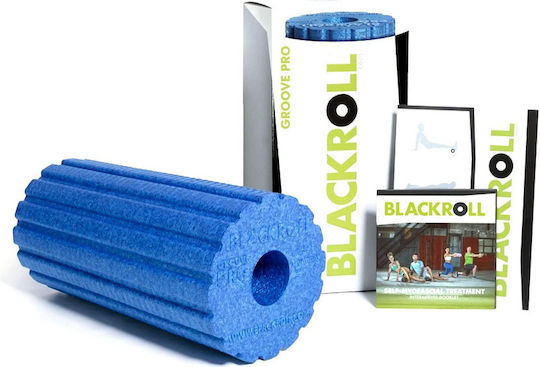 Blackroll Groove Pro Pilates Round Roller 30cm Blue