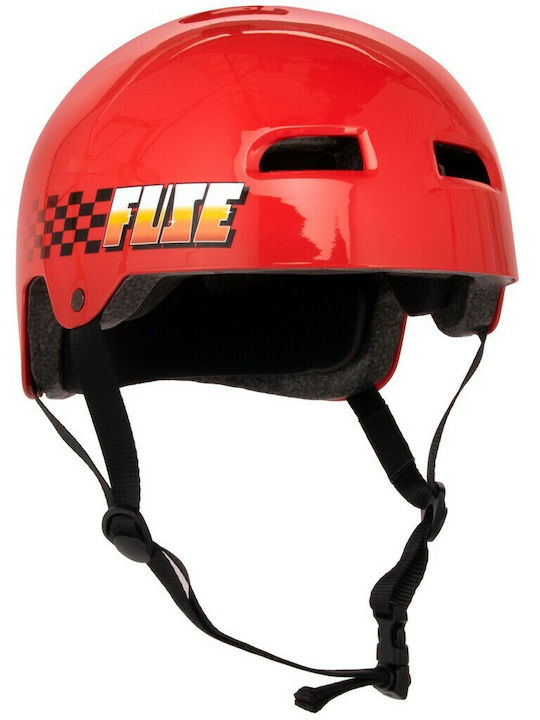 Fuse Alpha Speedway Cască de Bicicletă BMX Roșu