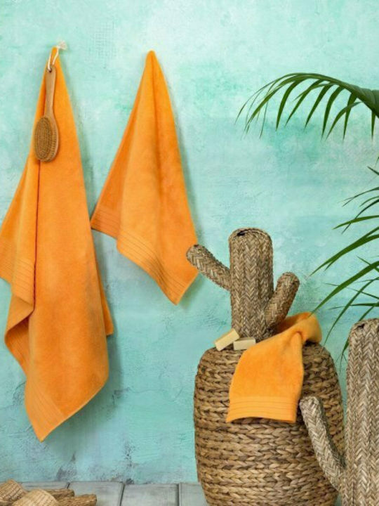 Nima Hand Towel Feel Fresh 28775 40x60cm. Orange Weight 500gr/m²