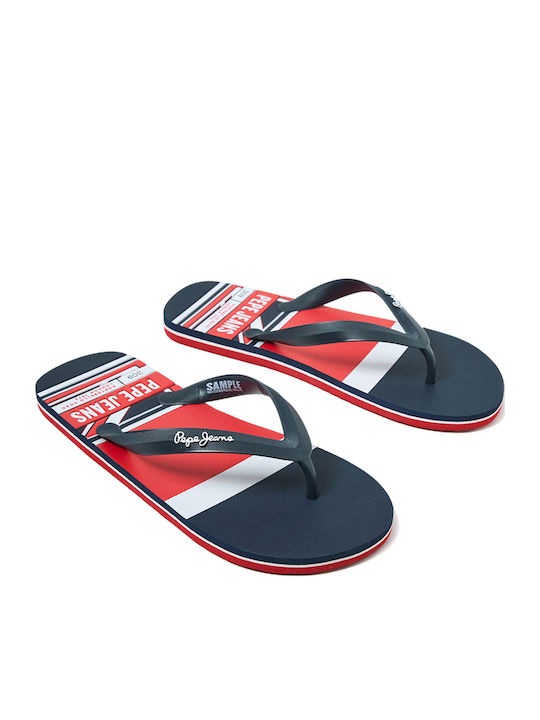 M WHALE 309 Men's Flip Flops Blue