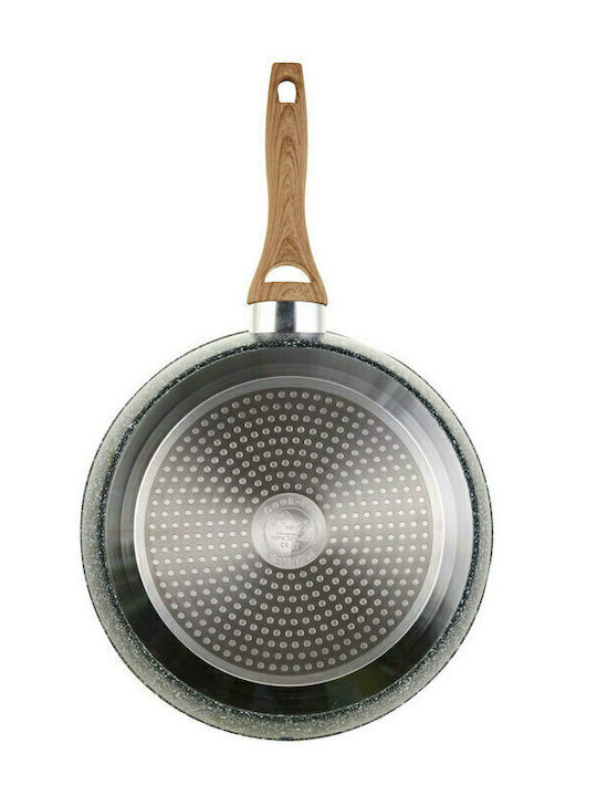 TnS Sautieren Mit Deckel aus Aluminium mit Steinbeschichtung 28cm