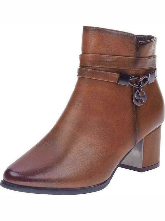 Stiefeletten Damen Braun
