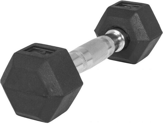 Optimum Rubber Hexagon Dumbbell 1 x 12.5kg