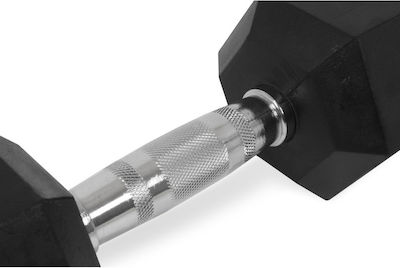 Optimum Rubber Hexagon Dumbbell 1 x 15kg